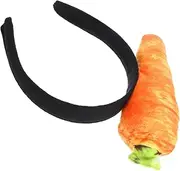 [Parliky] Easter Carrot Hair Clasp Decor Headband Cosplay Prop Party Headwear Set
