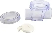 VAYEODEYU Check Valve， PVC Inline Check Valve Quick Connect One Way for Kitchen Toilet Sewer Pipe Pack of 2