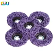4" Poly Strip Disc Wheel Paint Rust Removal Clean For Angle Grinder Tool 5PCS AU
