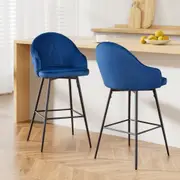 2X Artiss Bar Stools Kitchen Stool Chairs Metal Barstool