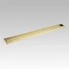 Cavallo Brushed Yellow Gold Square Single Towel Rail 800mm