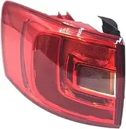 Car Rear Tail Lights Auto Parts Rear Headlight Assembly Bumper Rear Tail Light Without Bulb For VW for Jetta for Sedan(Outside Left)