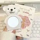Bear Shape Handheld Mirror High Definition Vanity Mirror Makeup Tools