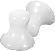 VICASKY Facial Beauty Massager 2pcs Jade Scraping Stone Gua Sha Tool for Face Neck and Back Spa Accessory