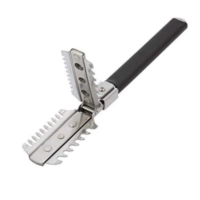 Cimenn Razor Comb Double-Edge Razor Blades Manual Hair Cutting Thinning Barber C