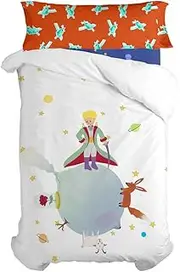 HappyFriday Petit Prince Duvet Cover Set, Multi-Colour, 80/90 cm Bed, 2-Piece