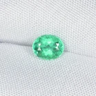 0.34 Cts Best Crystal Color From Colombia Natural Emerald - Oval....!!!!!
