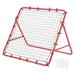 VEVOR Soccer Rebounder Rebound Net, Kick-Back 100x100 cm, Portable Football Training Gifts, Fully Adjustable Angles Goal Net, Aids & Equipment for Kid