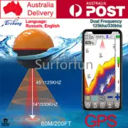 Erchang Wireless Fish Finder Dual Frequency Sonar Fishing Alarm 60M Echo Sounder