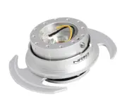 NRG Aluminum Quick Release Kit Gen 3.0 Silver SRK-650SL