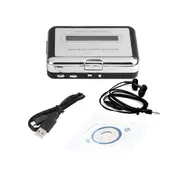 Cassette Player USB Cassette to MP3 Converter Capture Audio Music Player Tape Cassette Recorder As Shown