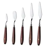 Cake Cream Spatula 5 Pieces/Set Stainless Steel Frosting Baking Pastry Tool