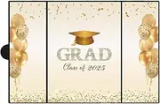 Graduation Guest Book, Class of 2025 Sign-in Book, Keepsake Memory Album, Hardcover Autograph, Party Celebration Supplies, 12.06x8.87 Inches, High School & College Grads