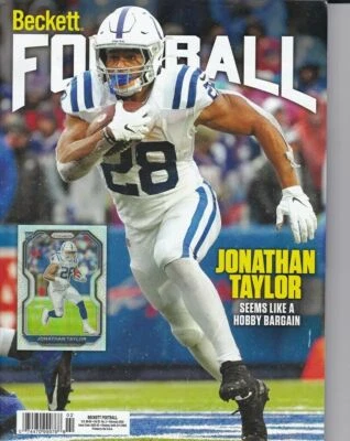 February 2022 Beckett Football Price Guide Magazine Vol 35 No 2 Jonathan Taylor