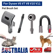 Pet Dog Cat Grooming Brush & Hose Kit for Dyson V11 V10 V8 V7 V6 Vacuum Cleaner