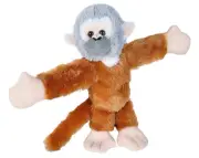 NEW PLUSH SOFT TOY Wild Republic 21679 Huggers Squirrel Monkey Cuddlekins 20cm