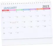 ARTIBETTER English Desktop Calendar with Spiral Binding Decorative Home and Office Planner for Organizing Your Schedule Academic Planning and Daily Reminders Design