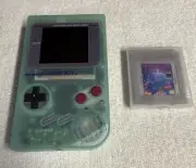 Nintendo Gameboy DMG Glow at Night Shell Rebuilt & Upgraded ISP Display Tetris!!