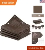 Durable Heat Resistant Sun Shade Cloth 12' x 12' - Perfect for Patios & Gardens