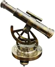 Vintage 12 Nautical Brass Handheld Telescope Spyglass Functional with Anchor Engraved Box Lightweight Easy to Carry Rustic Maritime Decor & Gift Use