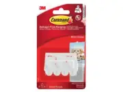 Command� - White Micro Hooks (Pack 3)