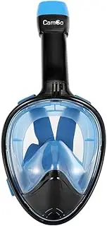 Full Face Snorkeling Mask Anti-Fog and Anti-Leak Snorkel Set