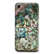 Skins Decal Wrap for Apple iPhone XR - Abalone Shell Gold underwater