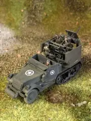 1/72 WW2 American M15 Combination.With Figures.Painted Resin.3600 models on offr
