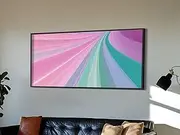 Pink And Green Mcm Mid Century Modern Abstract Wall Art 1950s Art Retro Home Decor