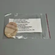 Vintage Mexican Onyx Worry Stone with Poem Card, Stress Relief