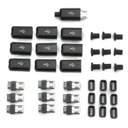 10Pcs Micro USB 5 Pin Welding Type Male Plug Connectors Charger Plug A3GS