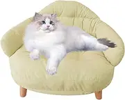 Calming Dog Sofa Bed Mat, Dog Sofa Bed, Couch Dog Bed, Pet Couch Chair, SquareDog Couch, Stylish Design with Legs Soft and Plush Materials Breathable Fabric for Large and Medium Small Dogs