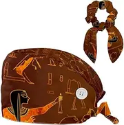 [YTYVAGT] Scrub Caps Women,Scrub Hats Suitable for Women,Ancient Egyptian Style