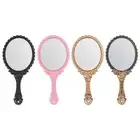 Makeup Mirrors Dresser Mirror Oval-Shape Vanity Mirror Handheld Mirror Vintage