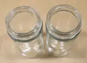 2 Pcs Spice Jars 3 oz Glass Seasoning Bottles Spices Containers Only
