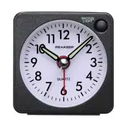 Ultra Small Peakeep Battery Travel Alarm Clock with Snooze and Light Silent