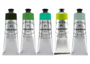 Charvin Fine Artists' Oil Paints -[Greens Set 1 - 150 mL Set of 5]