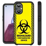 FUSION Case For OnePlus Nord N20 5G Hybrid Phone Cover BIOHAZARD YELLOW