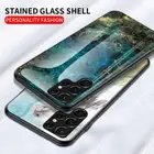Case For Samsung S23 S22 S24 Ultra S21 FE A52S A53 A54 Shockproof Marble Cover