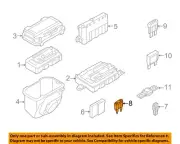 BMW OEM 07-18 X5 3.0L-L6 Fuse Relay-Mini Fuse 61136917402