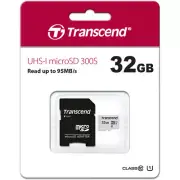 Transcend MicroSD SDHC 32GB Memory + Adapter for LG V7, L9, G3, V40, G Stylo 2