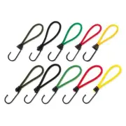 10Pcs Tent Elastics Rope Cord Hook Elastics Drawstrings Hook Tent Elastics Rope