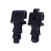 Fits For 2005-2010 Honda Odyssey 2x Sliding Door Sun Shade Hook Clip Black (for: Honda)
