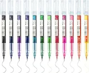 EZWORK Rolling Ball Pen 12 Pcs Multicolor