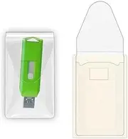 StoreSMART - USB Flash Drive Holders- Peel & Stick Strip & Resealable Flap - 20-Pack - TL10252-20