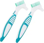 Totority 2pcs Turtle Shell Cleaning Brush Double Sided Ergonomic Brush for Tortoise Shells Fish Tanks Conchs Lightweight Easy to Use Present for Turtle Enthusiasts