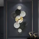 #熱銷##特價#北歐時尚輕奢掛牆鐘錶客廳家用大氣個性創意掛錶靜音網紅裝飾掛鐘 O7NW