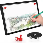 NoaLED Standalone Drawing Tablet, 10 Inch Fully Laminated Drawing Pen Screen with 5-Step Stepless Dimming, for Photo/Video Editing, Drawing, Design