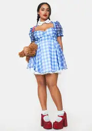 [Dolls Kill x Wizard of Oz] Plus Far From Home Organza Dress
