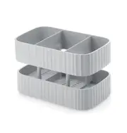 Guzzini Eco-Kitchen 17cm Plastic Tidy & Safe Cutlery Sink Tidy Organizer Grey